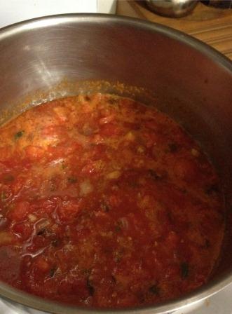 summer tomato sauce