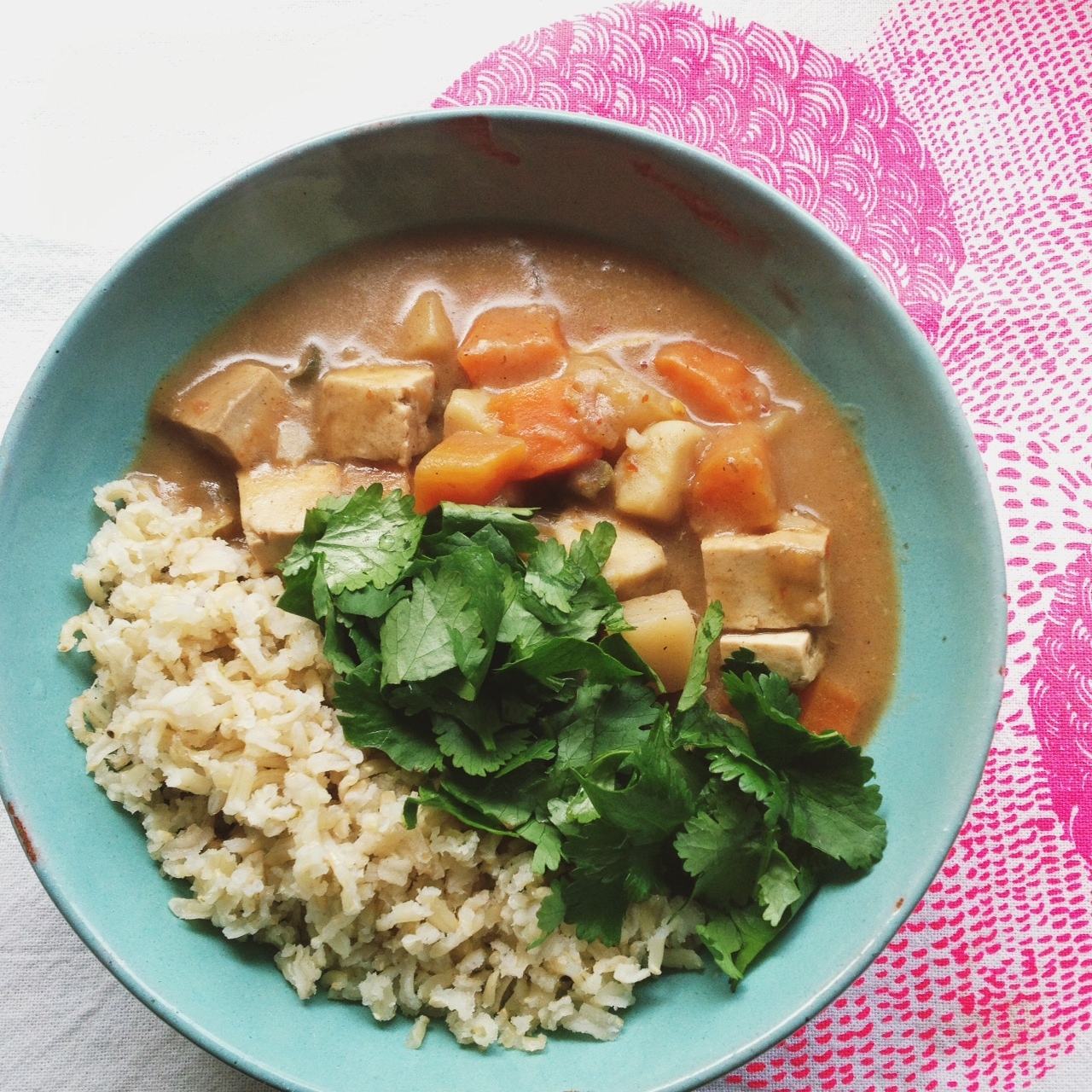 CERES Fair Food Japanese Curry with kohlrabi and smoked tofu