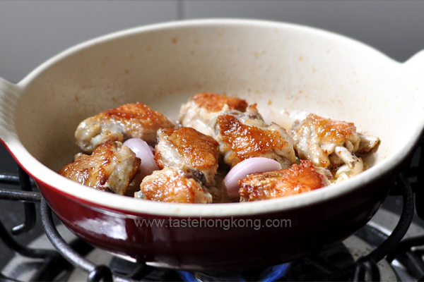 Braised Chinese Chicken and Chesnuts