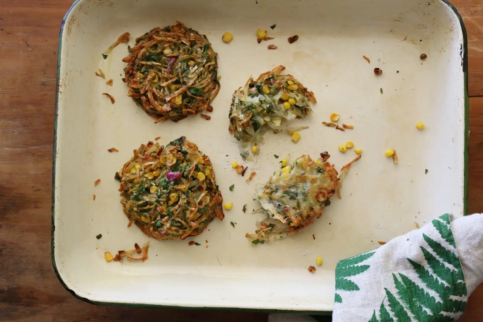 Crispy baked hashbrowns - CERES Fair Food