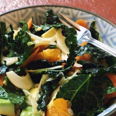 Kale fennel salad