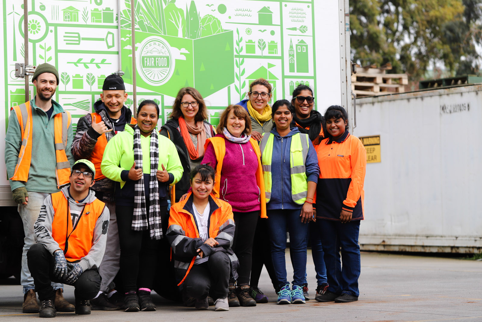 FairFoodWarehouse_packing1_AllisonTubbs_resize - CERES Fair Food Fair Food packing team photo by AllisonTubbs