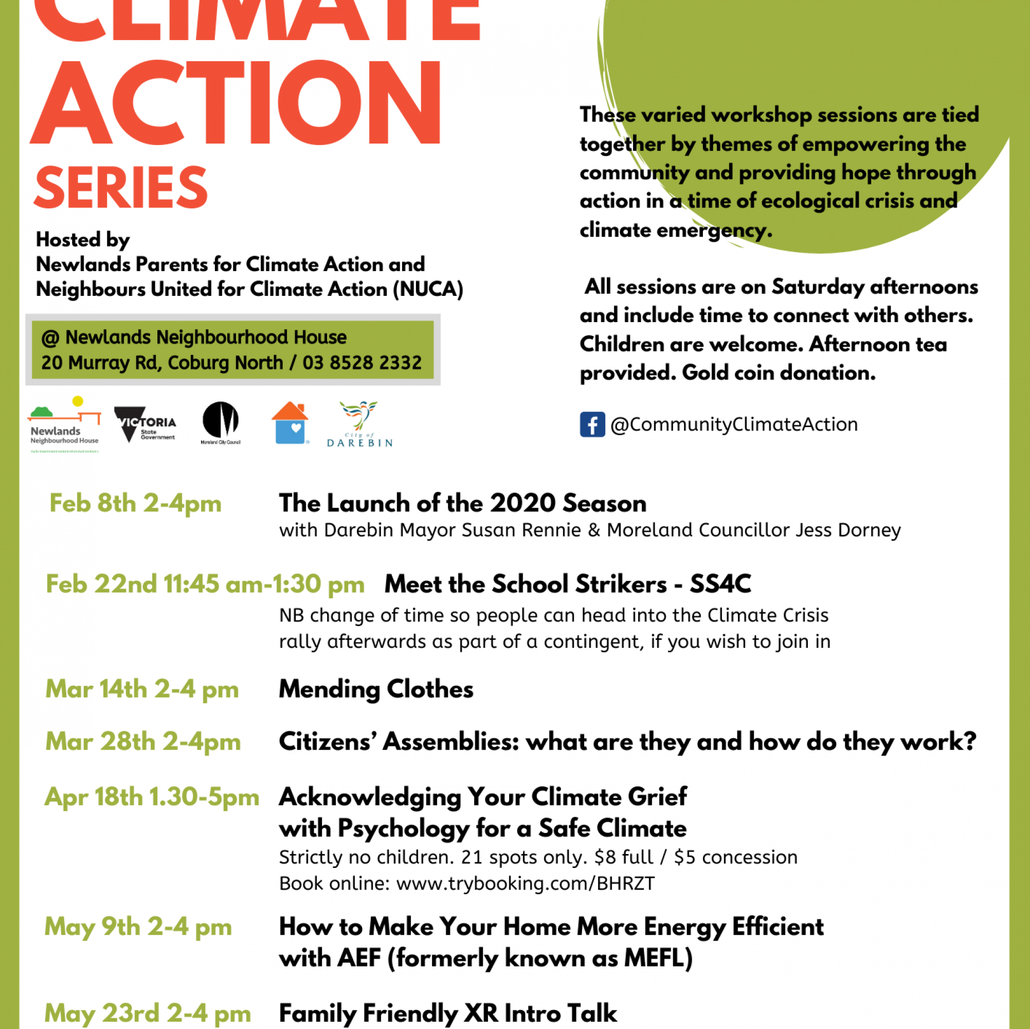 Community Climate Action series (NUCA)