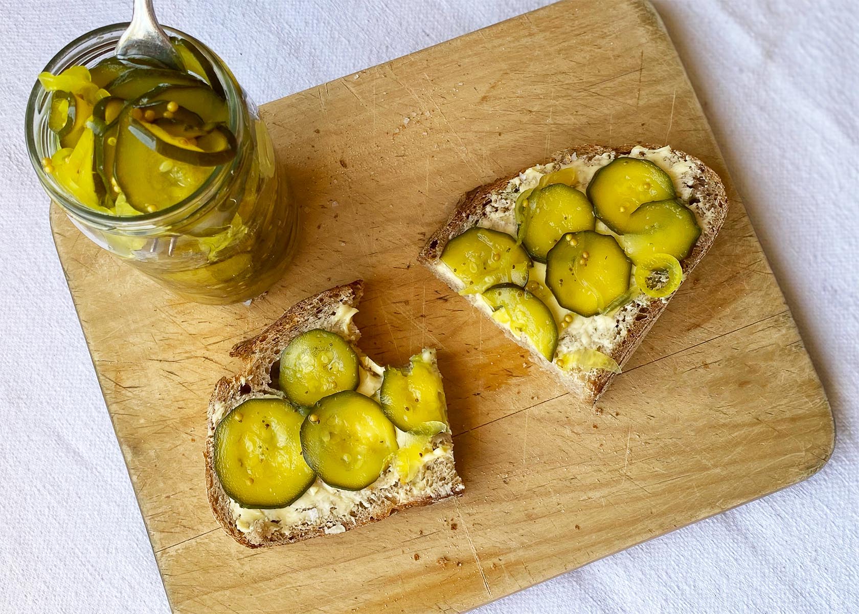 CWA zucchini pickles