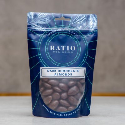 Ratio Cocoa Roasters, dark chocolate almonds