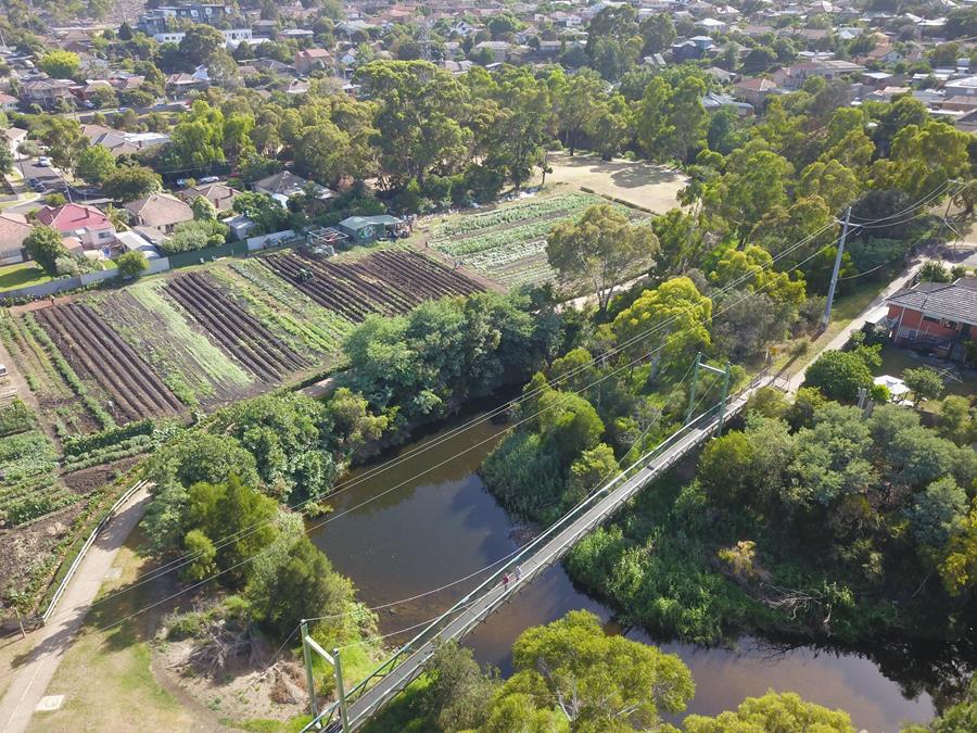 Aerial image of Joe's Garden, Coburg