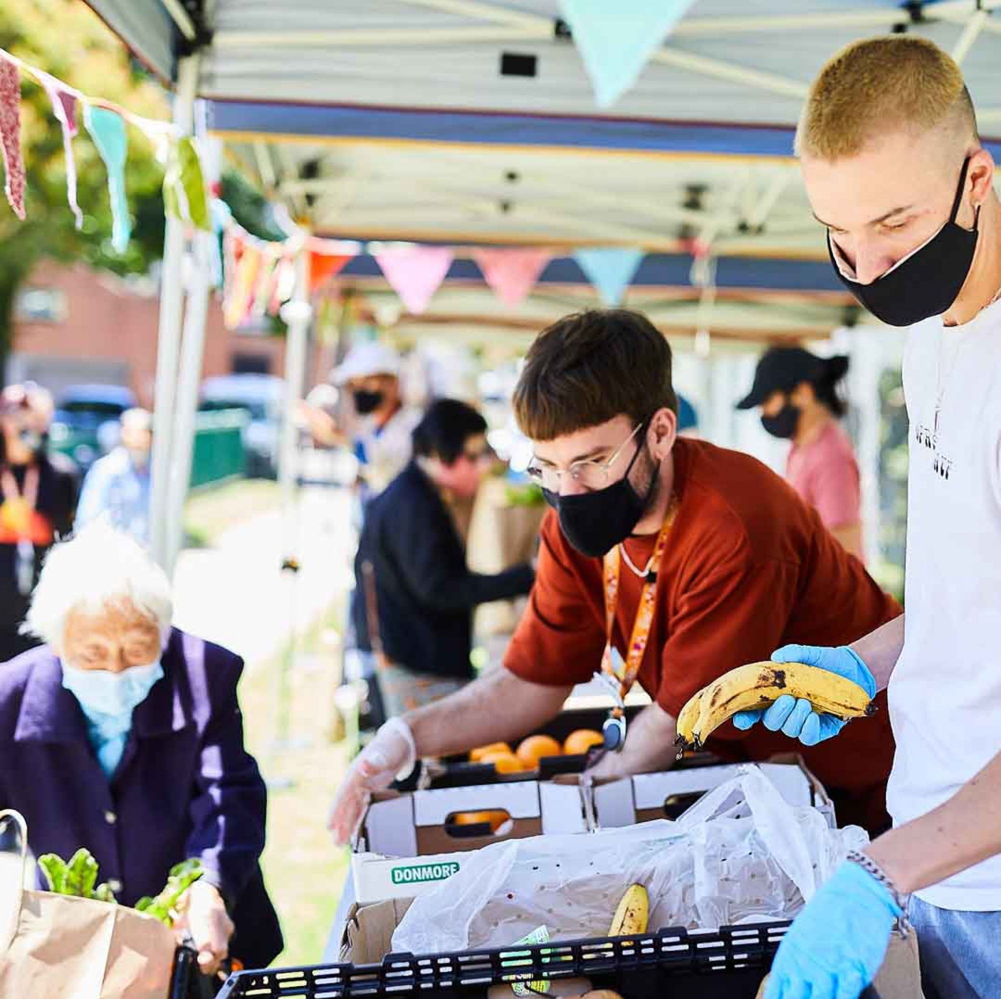 Open Table Food Relief Market, photo by Michelle Jarni