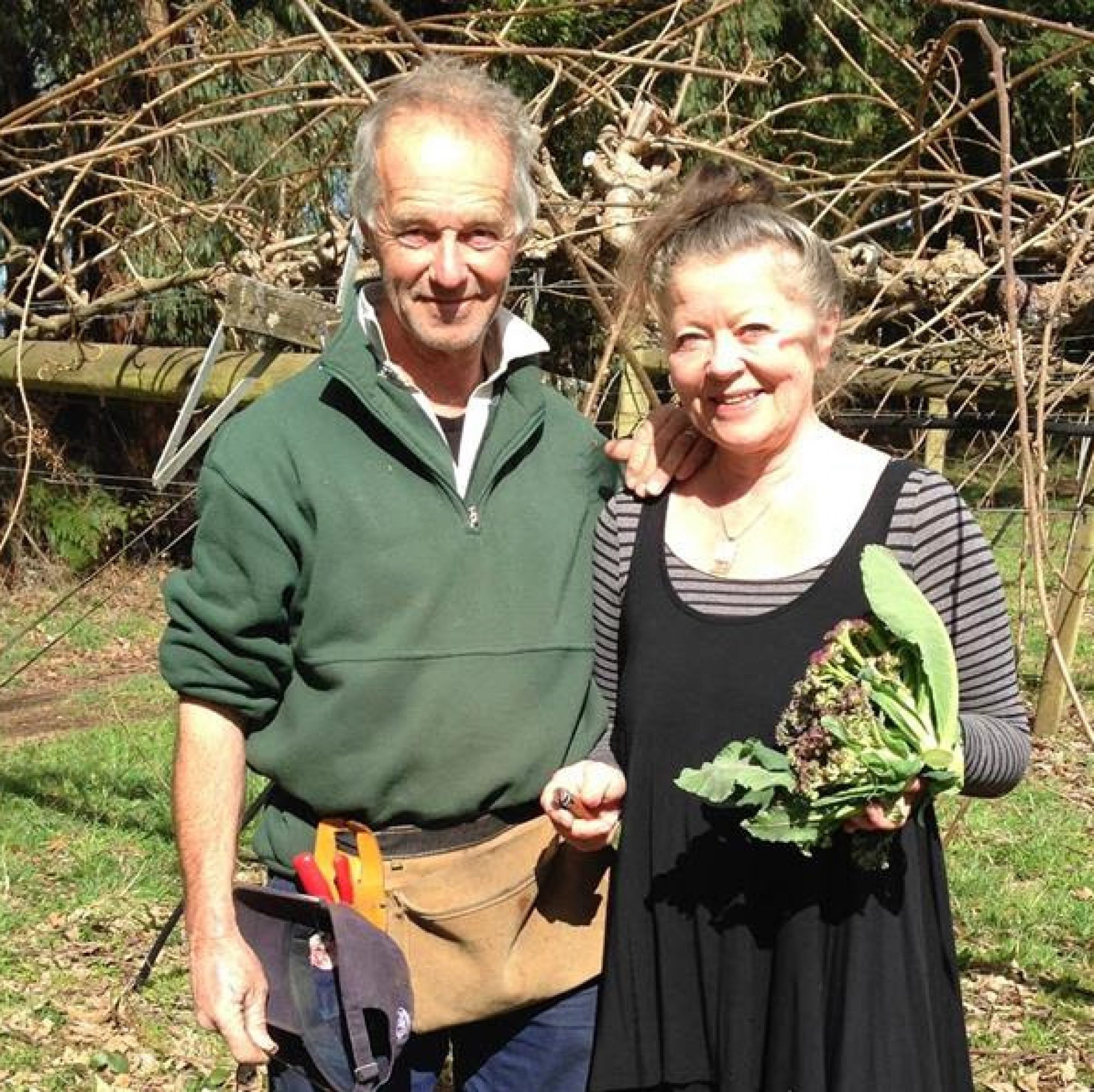 Ian and Anna Cuming at Beenak Farm