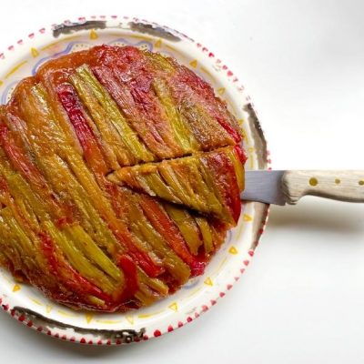 Spiced Rhubarb cake