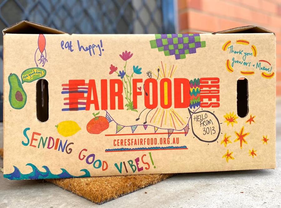 Sending box messages of joy - CERES Fair Food