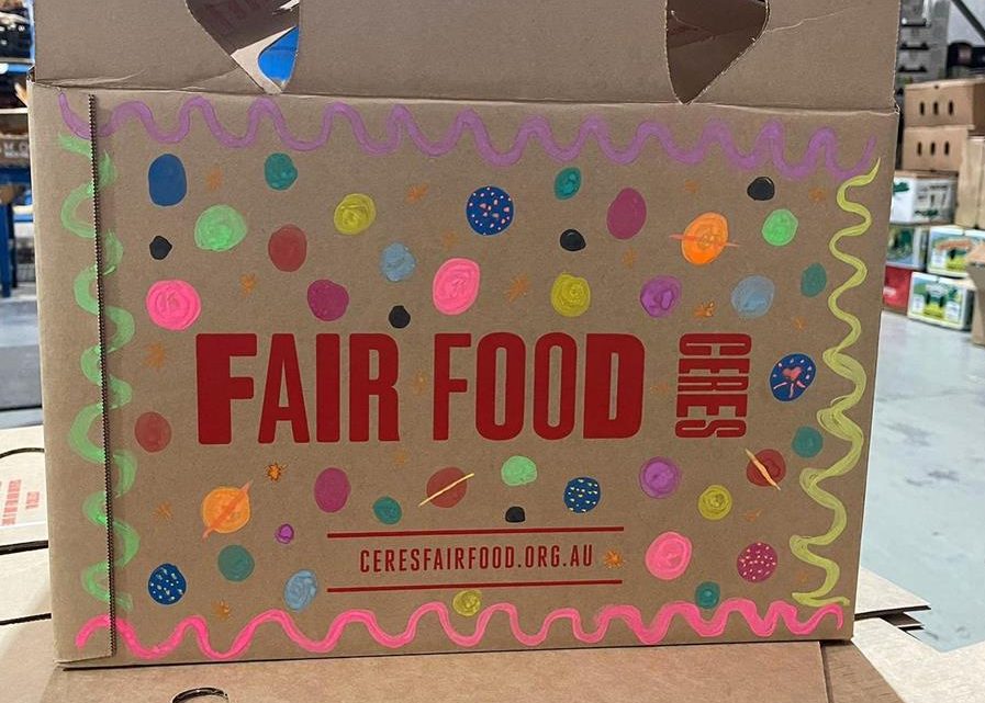 ColouredSpottyBox - CERES Fair Food spotty Fair Food box