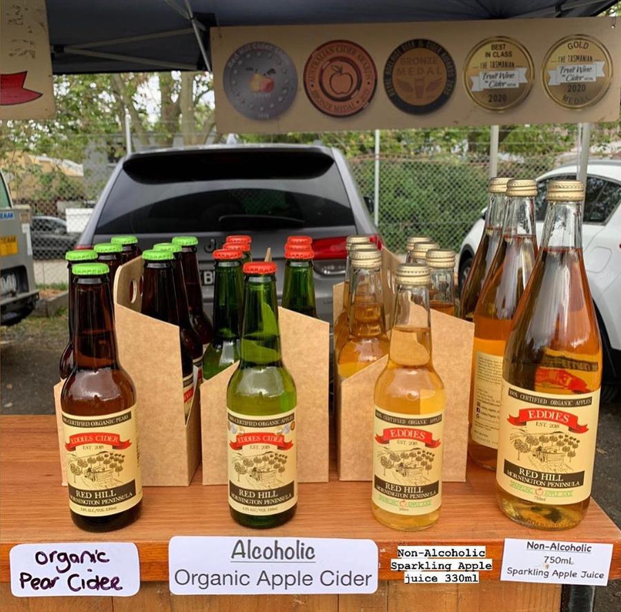 Eddies-Cider-Market - CERES Fair Food Eddies Cider at the Farmers Market
