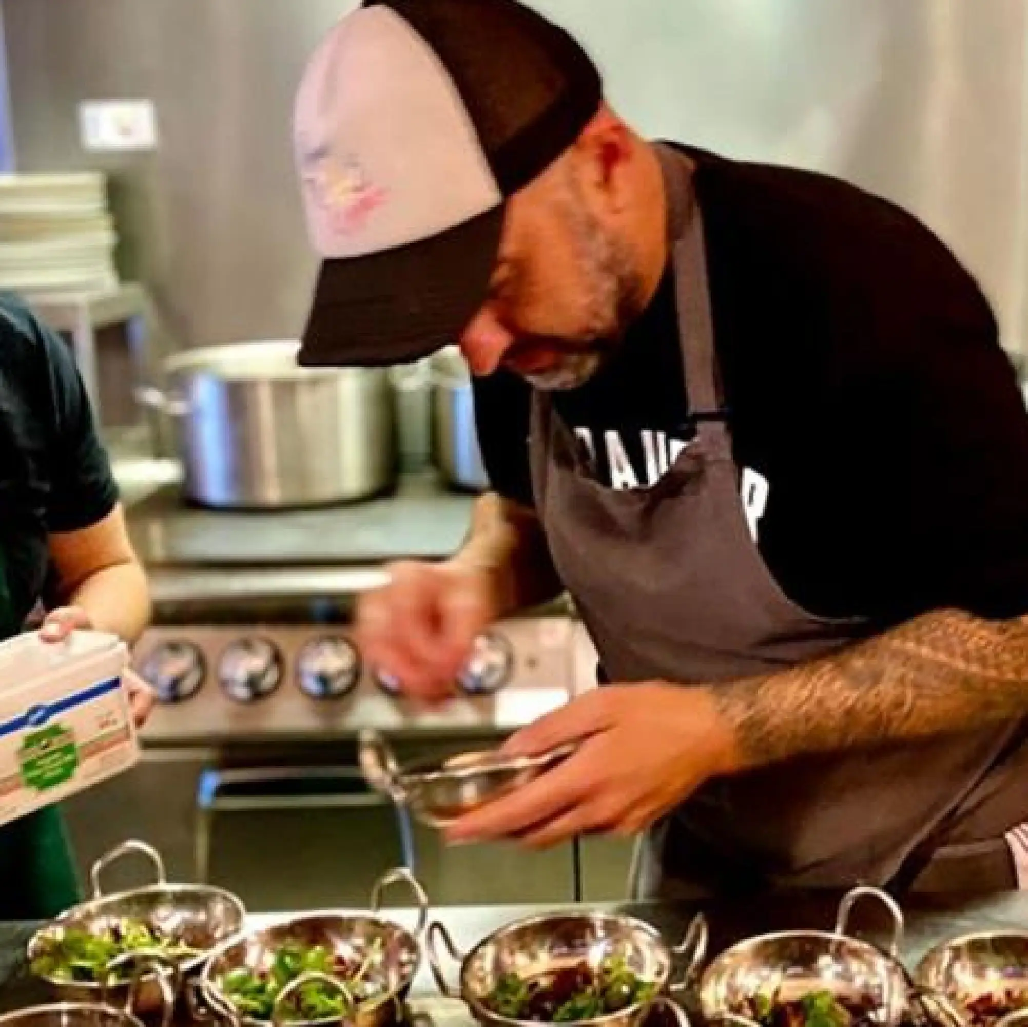 Hemi cooking at CERES Merri Cafe