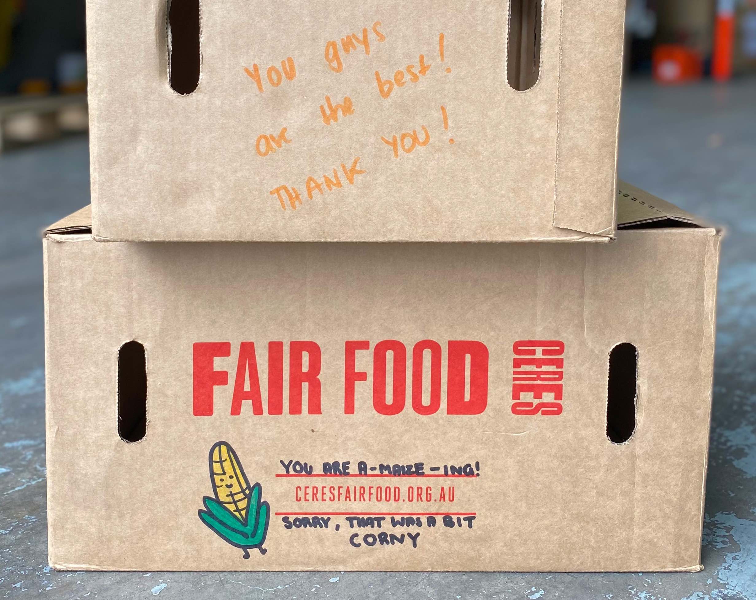 what our customers say - CERES Fair Food feedback