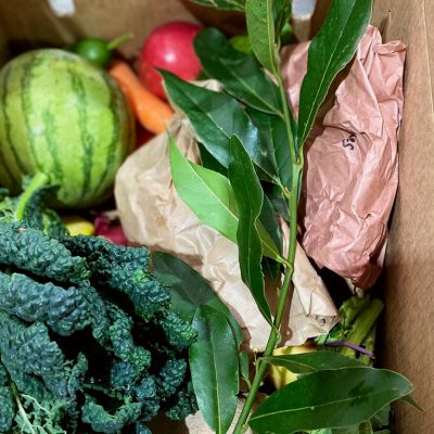 Donated bay leaves in your fruit and veg box