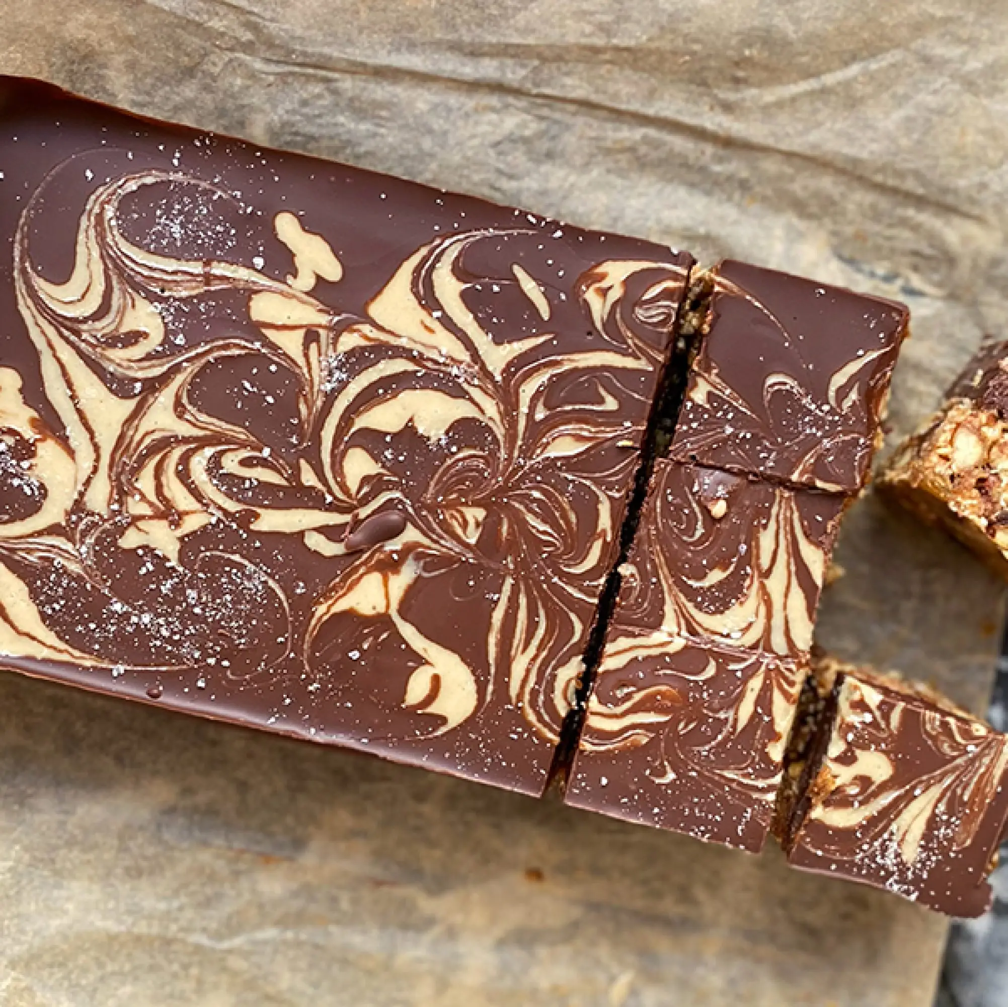 Choc Tahini Dsate Slice