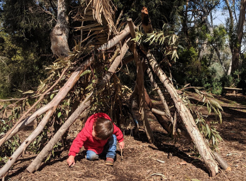 Nature Play bush cubby