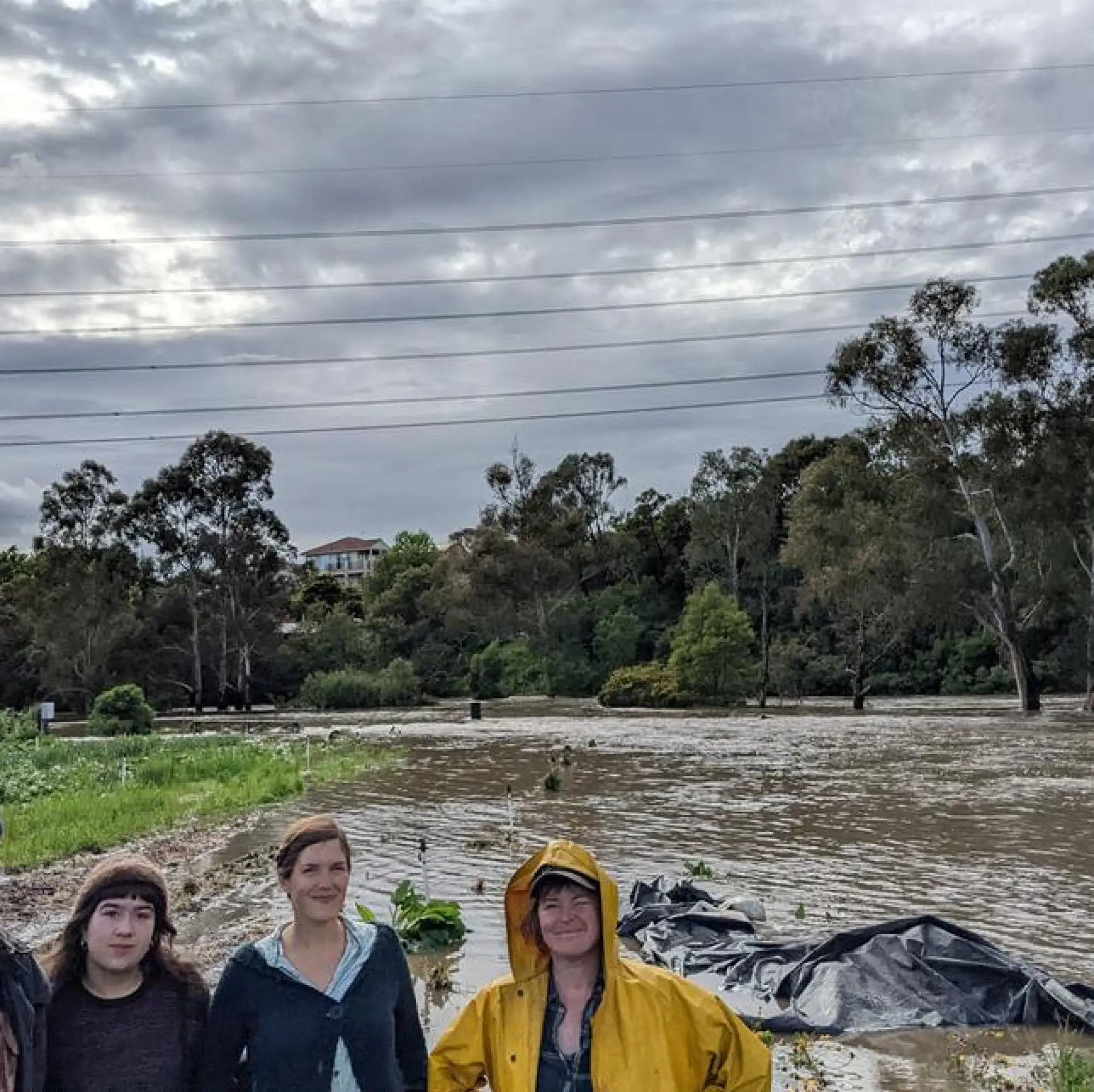 Joe's Garden crew in flood 2022