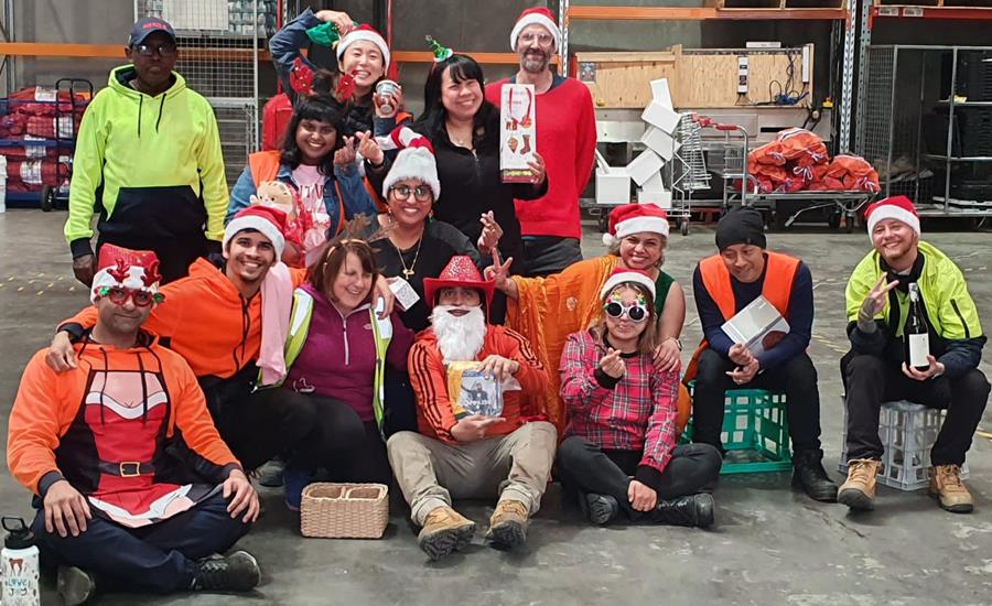 Packing-team-end-of-year-2022 - CERES Fair Food Packing team end of year