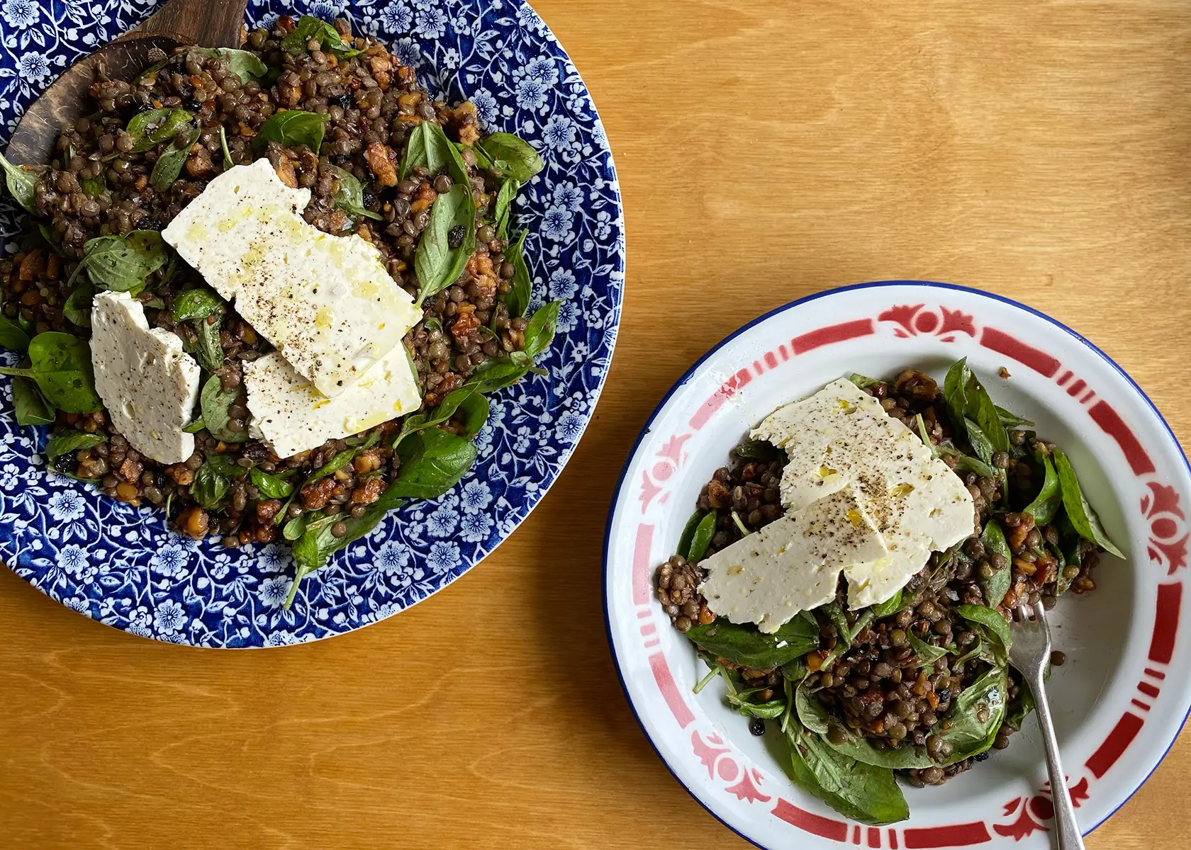 Marinated lentils with lotsa basil 2 - CERES Fair Food