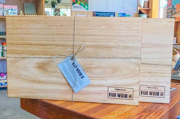 Chopping boards from CERES Fair Wood