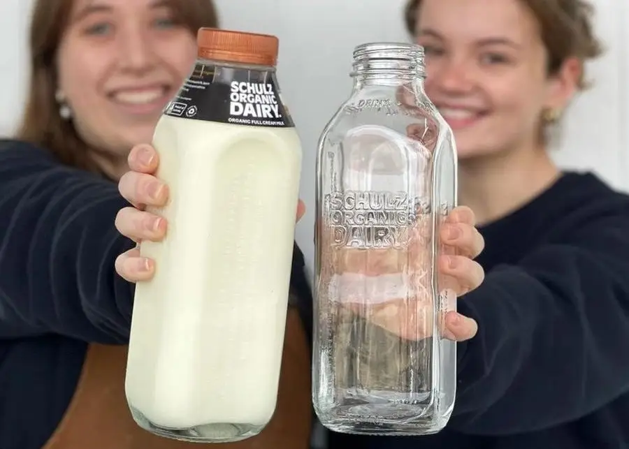 Schulz milk in glass