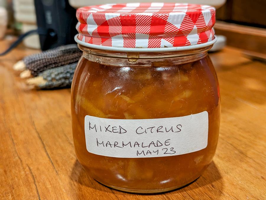 Gifted marmalade jar