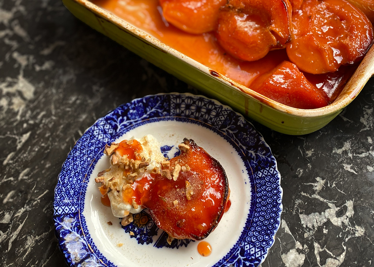 Baked Quinces with Orange and Honey