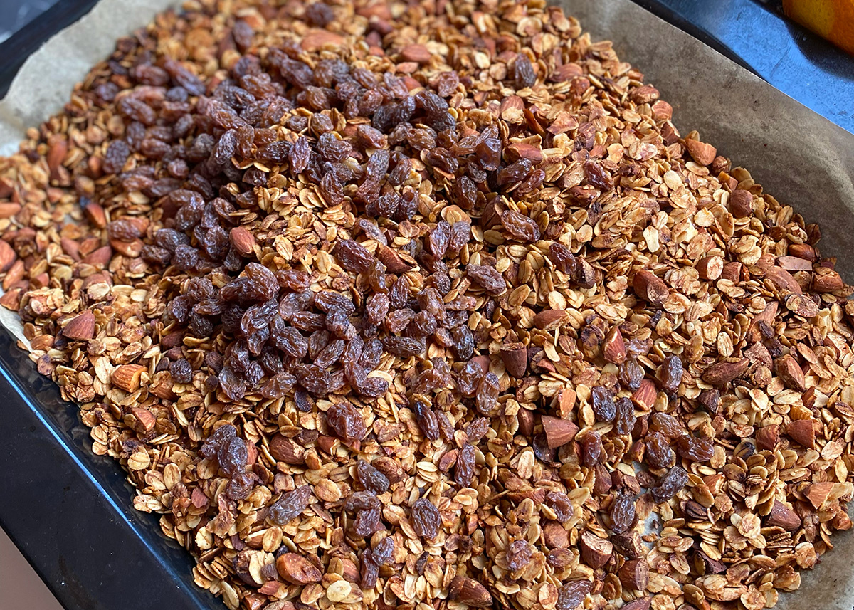 Orange and Almond Granola