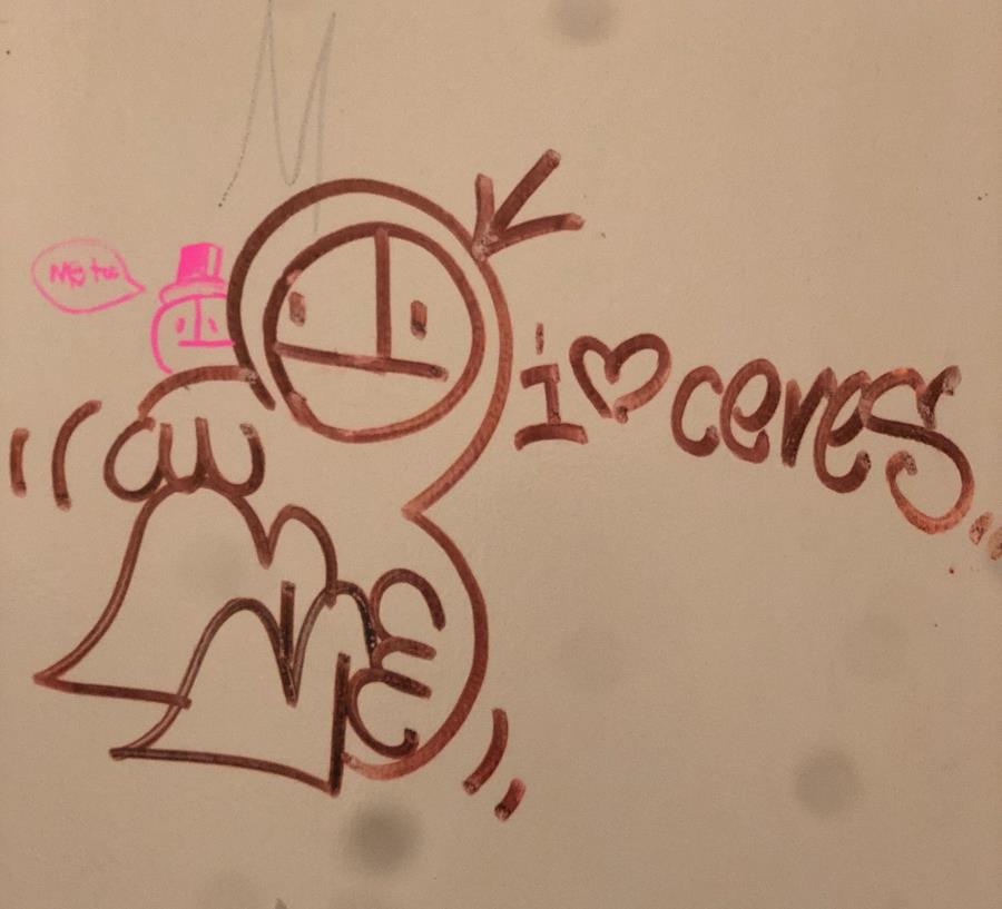 I-heart-ceres - CERES Fair Food I love CERES graffiti