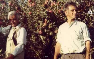 AngeloRusso-Snow Apples - CERES Fair Food Angelo Russo, founder of the Bellevue apple orchard, now Summer Snow Apples in Officer.