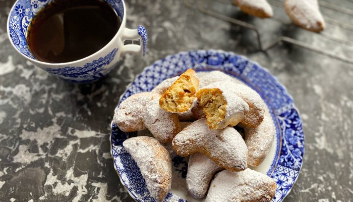 Almond Crescent Cookies